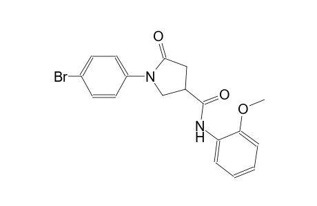 3-pyrrolidinecarboxamide, 1-(4-bromophenyl)-N-(2-methoxyphenyl)-5-oxo-