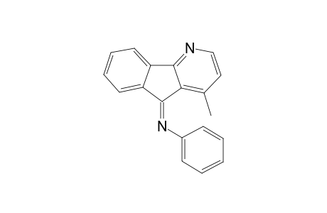 N-[(5Z)-4-Methyl-5H-indeno[1,2-b]pyridin-5-ylidene]aniline