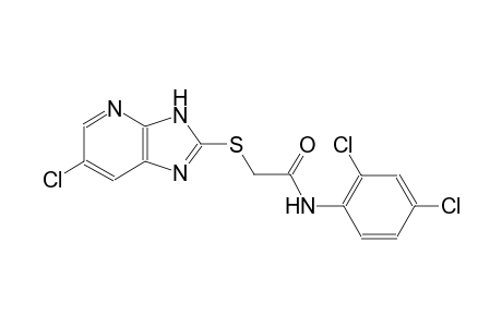 2-[(6-chloro-3H-imidazo[4,5-b]pyridin-2-yl)sulfanyl]-N-(2,4-dichlorophenyl)acetamide