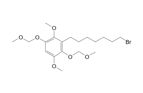 3-(7-bromanylheptyl)-1,4-dimethoxy-2,5-bis(methoxymethoxy)benzene