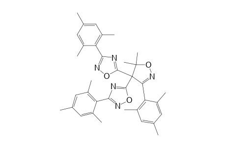 3-Mesityl-5-[3-mesityl-4-(3-mesityl-1,2,4-oxadiazol-5-yl)-5,5-dimethyl-2-isoxazolin-4-yl]-1,2,4-oxadiazole