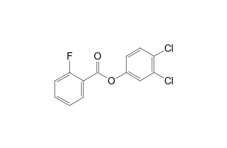 2-Fluorobenzoic acid, 3,4-dichlorophenyl ester