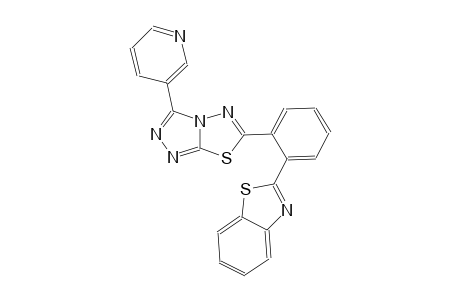 1,3-Benzothiazole, 2-[2-[3-(3-pyridinyl)[1,2,4]triazolo[3,4-b][1,3,4]thiadiazol-6-yl]phenyl]-