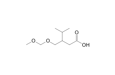 3-[(Methoxymethoxy)methyl]-4-methylpentanoic acid