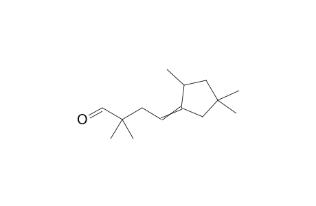Butanal, 2,2-dimethyl-4-(2,4,4-trimethylcyclopentylidene)-