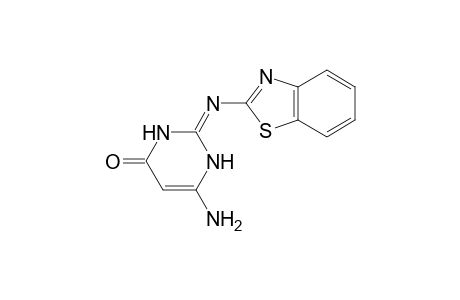 (2E)-6-Amino-2-(1,3-benzothiazol-2-ylimino)-2,3-dihydropyrimidine-4(1H)-one