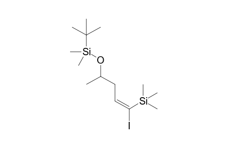 (E)-2-(tert-Butyldimethylsiloxy)-5-iodo-5-trimethylsilyl-4-pentene