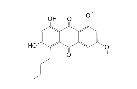 4-Butyl-1,3,8-dihydroxy-6,8-dimethoxyanthraquinone
