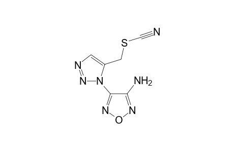 Thiocyanic acid, [1-(4-amino-1,2,5-oxadiazol-3-yl)-1H-1,2,3-triazol-5-yl]methyl ester
