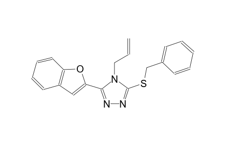 4-allyl-5-(1-benzofuran-2-yl)-4H-1,2,4-triazol-3-yl benzyl sulfide