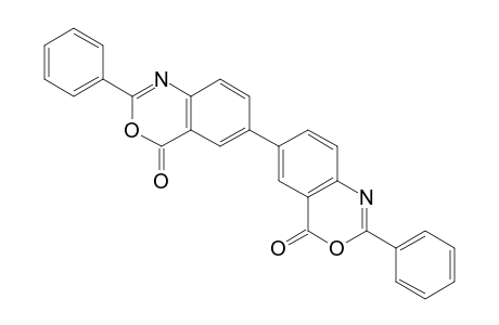 2,2'-Diphenyl-[6,6']bi[benzo[d][1,3]oxazinyl]-4,4'-dione