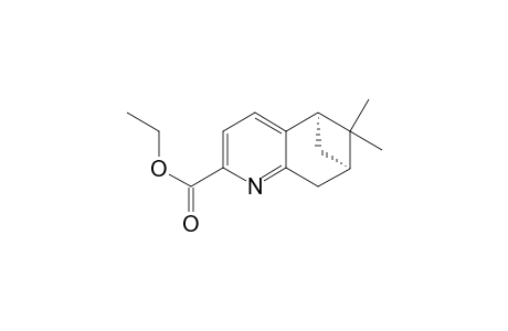 (-)-Ethyl (5R,7R)-5,6,7,8-tetrahydro-5,7-(9,9-dimethylmethano)quinoline-2-carboxylate