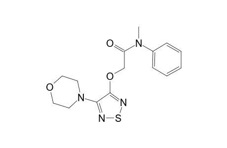 Acetamide, N-methyl-2-[[4-(4-morpholinyl)-1,2,5-thiadiazol-3-yl]oxy]-N-phenyl-