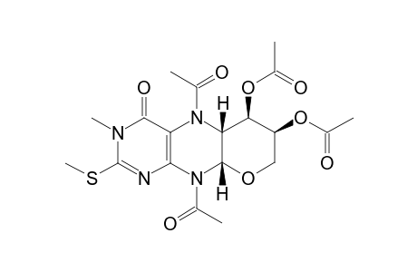 (3S,4R,4AR,10AS)-5,10-DIACETYL-3,4,4A,5,6,7,10,10A-OCTAHYDRO-7-METHYL-8-(METHYLTHIO)-6-OXO-2H-PYRANO-[3,2-G]-PTERIDIN-3,4-DIYL-DIACETATE