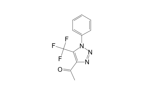 1-[1-Phenyl-5-(trifluoromethyl)-1H-1,2,3-triazol-4-yl]ethanone