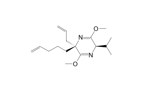 (2R,5S)-5-Allyl-2,5-dihydro-3,6-dimethoxy-2-isopropyl-5-(4-pentenyl)pyrazine