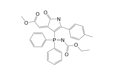 METHYL-(E)-[4-[ETHOXYCARBONYLIMINO-(DIPHENYL)-LAMBDA(5)-PHOSPHANYL]-2-OXO-5-(P-TOLYL)-2,3-DIHYDROPYRROL-3-YLIDENE]-ACETATE