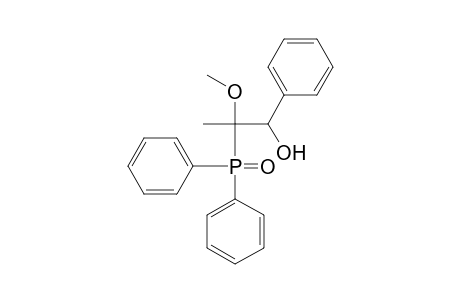 Benzenemethanol, .alpha.-[1-(diphenylphosphinyl)-1-methoxyethyl]-, (R*,R*)-