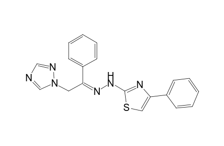 (4-phenylthiazol-2-yl)-[(E)-[1-phenyl-2-(1,2,4-triazol-1-yl)ethylidene]amino]amine