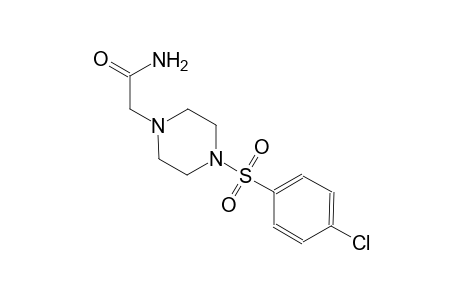 1-piperazineacetamide, 4-[(4-chlorophenyl)sulfonyl]-