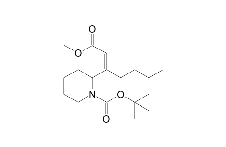 (Z)-Methyl 3-[(1,1-Dimethylethocycarbonyl)-2-piperidinyl]-2-heptenoate