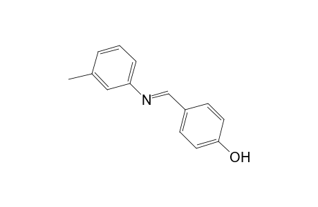 4-((E)-[(3-Methylphenyl)imino]methyl)phenol