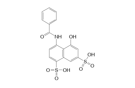 1,7-Naphthalenedisulfonic acid, 4-(benzoylamino)-5-hydroxy-