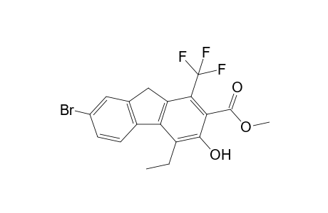 Methyl 7-bromo-4-ethyl-3-hydroxy-1-(trifluoromethyl)-9Hfluorene-2-carboxylate