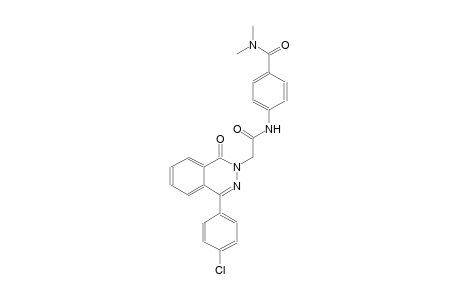 4-{[(4-(4-chlorophenyl)-1-oxo-2(1H)-phthalazinyl)acetyl]amino}-N,N-dimethylbenzamide