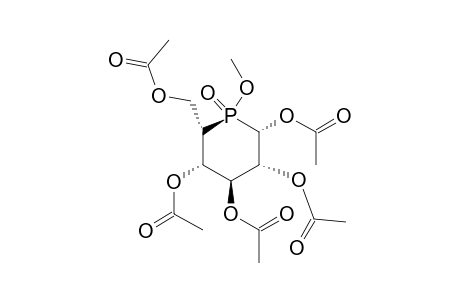 1,2,3,4,6-penta-O-acetyl-5-deoxy-[(S)-Methoxyphosphinyl]-.alpha.-D-glucopyranose