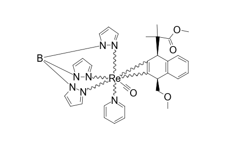 TP-RE-(CO)-(PYRIDINE)-[2,3-ETA-(2)-[2-(4-METHOXYMETHYL-1,4-DIHYDRONAPHTHALEN-1-YL)-2-METHYLPROPIONIC-ACID-METHYLESTER]]