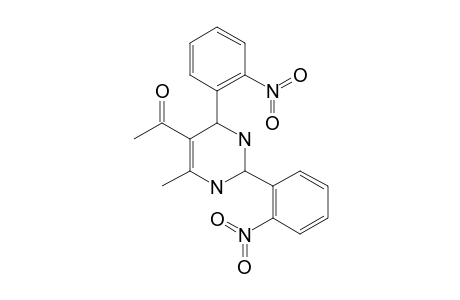 5-ACETYL-6-METHYL-2,4-BIS-(2-NITROPHENYL)-TETRAHYDROPYRIMIDINE