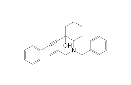 (1RS,2RS)-2-[Allyl(benzyl)amino]-1-(phenylethynyl)cyclohexanol