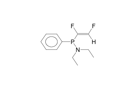 N,N-DIETHYL (E)-1,2-DIFLUOROVINYL(PHENYL)PHOSPHINOUS ACID AMIDE