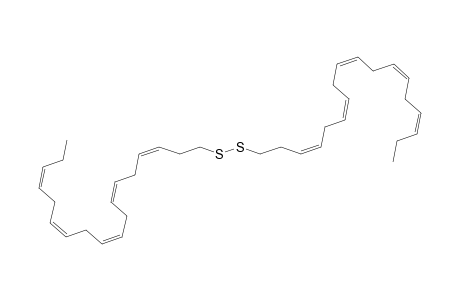 (3Z,6Z,9Z,12Z,15Z)-1-[[(3Z,6Z,9Z,12Z,15Z)-octadeca-3,6,9,12,15-pentaenyl]disulfanyl]octadeca-3,6,9,12,15-pentaene