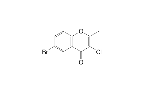 6-Bromanyl-3-chloranyl-2-methyl-chromen-4-one