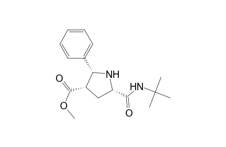 3-Pyrrolidinecarboxylic acid, 5-[[(1,1-dimethylethyl)amino]carbonyl]-2-phenyl-, methyl ester, (2.alpha.,3.alpha.,5.alpha.)-(.+-.)-