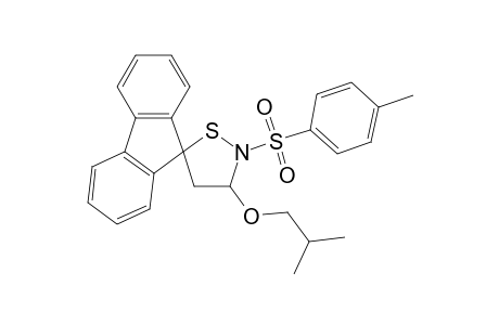 3'-(2-Methylpropoxy)-2'-[(4-methylphenyl)sulfonyl]spiro[9H-fluorene-9,5'-isothiazolidine