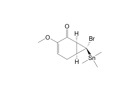 (1-ALPHA,6-ALPHA,7-BETA)-7-BrOMO-3-METHOXY-7-TRIMETHYLSTANNYLBICYClO-[4.1.0]-HEPT-3-EN-2-ONE