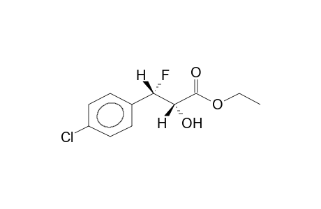 THREO-[ETHYL 2-HYDROXY-3-(4-CHLOROPHENYL)-3-FLUOROPROPANOATE]
