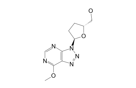 3-(2,3-DIDEOXY-ALPHA-D-GLYCERO-PENTOFURANOSYL)-7-METHOXY-3H-1,2,3-TRIAZOLO-[4,5-D]-PYRIMIDINE