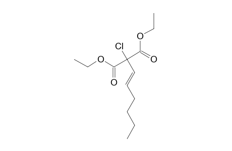 1:1-Mixture-cis, trans-(1-hexenyl)-chloromalonic-ester
