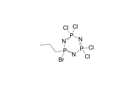 1,3,5,2,4,6-Triazatriphosphorine, 2-bromo-4,4,6,6-tetrachloro-2,2,4,4,6,6-hexahydro-2-propyl-