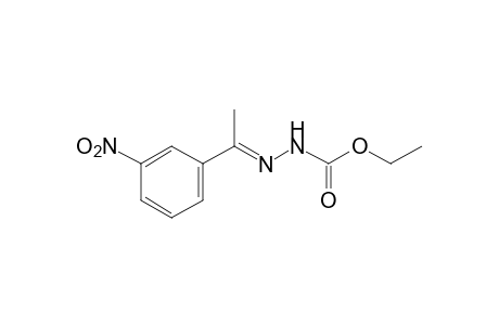3-(α-methyl-m-nitrobenzylidene)carbazic acid, ethyl ester