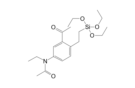 3-Acetyl-4-[2-(triethoxysilyl)ethyl]-N-ethylacetanilide