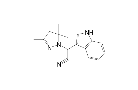 1H-indol-3-yl(3,5,5-trimethyl-4,5-dihydro-1H-pyrazol-1-yl)acetonitrile