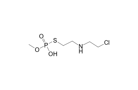 phosphorothioic acid, S-{2-[(2-chloroethyl)amino]ethyl} O-methyl ester