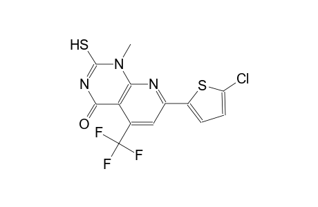 pyrido[2,3-d]pyrimidin-4(1H)-one, 7-(5-chloro-2-thienyl)-2-mercapto-1-methyl-5-(trifluoromethyl)-