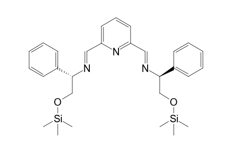 N,N'-Bis((S)-2-trimethylsilyloxy-1-phenylethyl)-2,6-bis(imino)pyridine