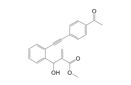 Methyl 2-((2-((4-acetylphenyl)ethynyl)phenyl)(hydroxy)methyl)acrylate